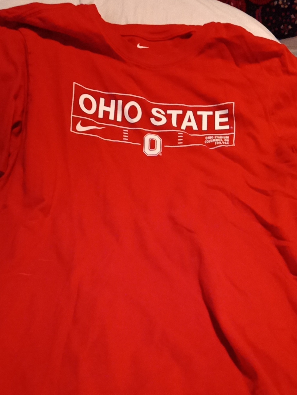 Nike Men's Ohio State Red Graphic Short Sleeve Tee